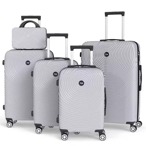 5 részes keményfedeles bőrönd szett szürke 6XM2V59653-5SZ