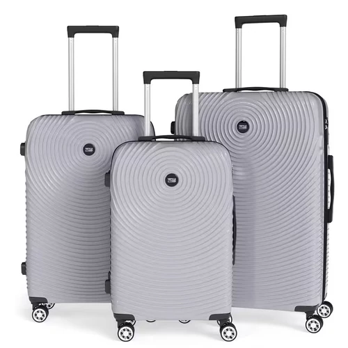 3 részes keményfedeles bőrönd szett szürke 6XM2V59653-SZ