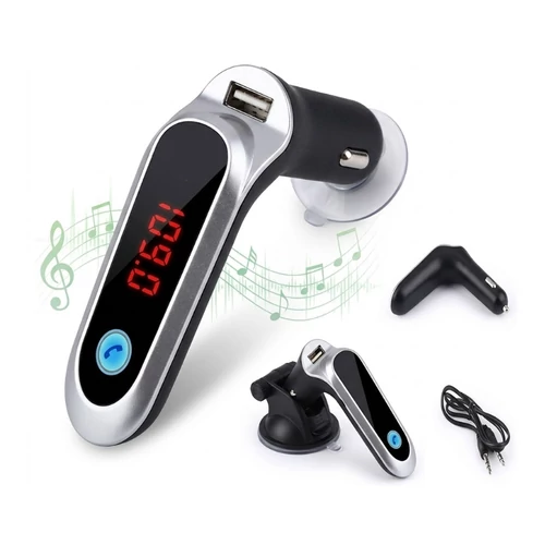 Autós bluetooth kihangosító + Fm transzmitter + MP3 lejátszó + USB töltő