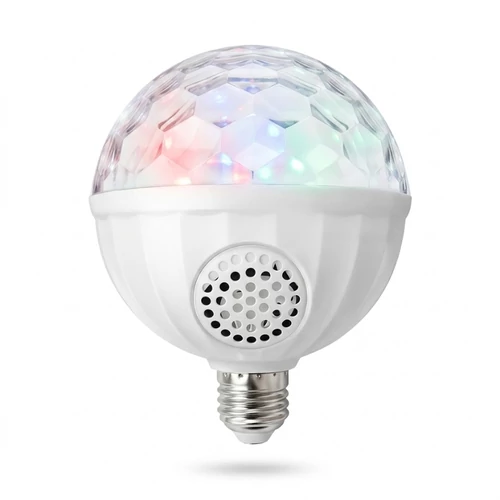 Bluetooth LED Zenélő Izzó és Diszkófény – Buli egyetlen foglalatban RHD-330