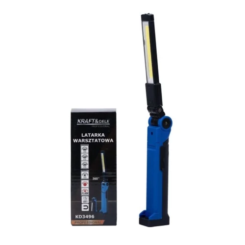 Kraft&Dele LED USB-C műhelylámpa 800 lm figyelmeztető fénnyel KD3496