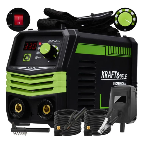 Kraft&Dele Inverteres hegesztő 330A MMA TIG LIFT VRD KD1781