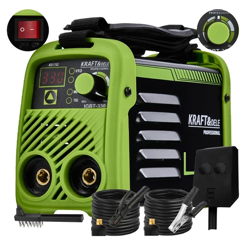 Kraft&Dele Inverteres hegesztő, 330A, MMA TIG LIFT VRD KD1782