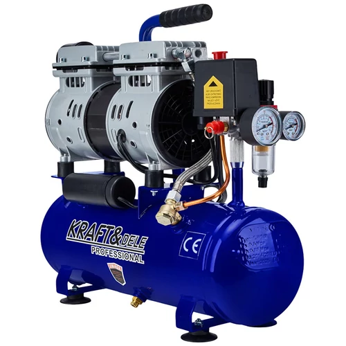 Kraft&Dele Olajmentes kompresszor, 9L, 550W, 155l/perc KD4098