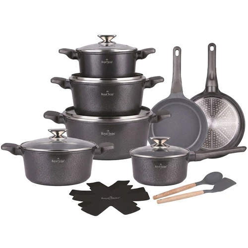 Die Cast Aluminum 14 részes edénykészlet ezüst SH-BP3014S
