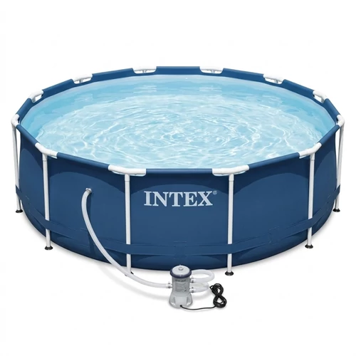 Intex Metal Frame Pool Set fémvázas kör alakú medence szett 28202NP (3.05 Méter)