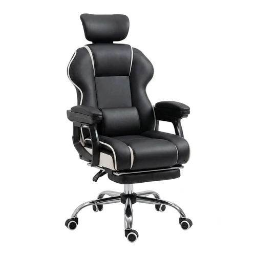 GamerElegance lábtartós szék fekete holm8091