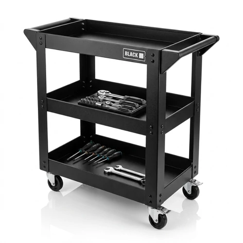 Black 3 Szintes Gurulós Szerszámkocsi 10505
