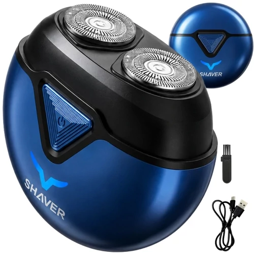 férfi elektromos mini borotva, kék 27803_N