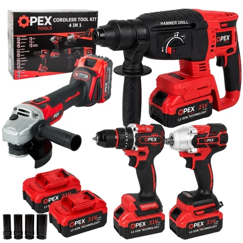 OPEX TOOLS 4 az 1-ben akkumulátoros szerszámkészlet 21V 28007
