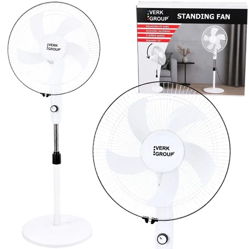 Verk Group Állóventilátor 40W Fehér 16049_B