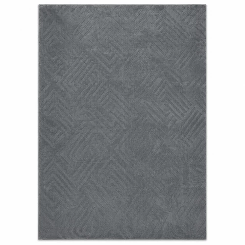 Modern szürke geometrikus szőnyeg 120x170 cm DELUX-6-120X170