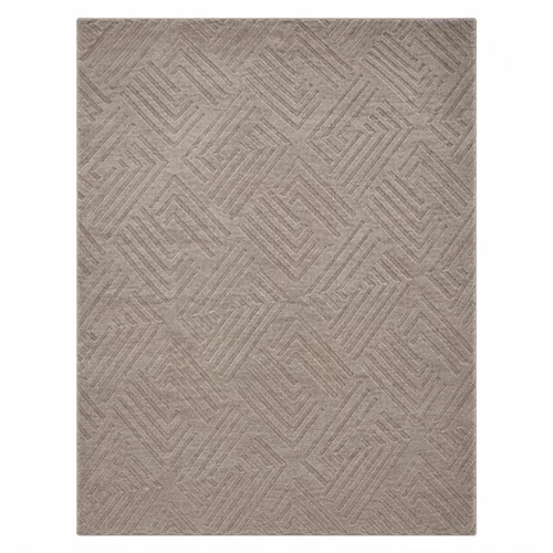 Modern bézs-szürke geometrikus szőnyeg 120x170 cm DELUX-8-120X170