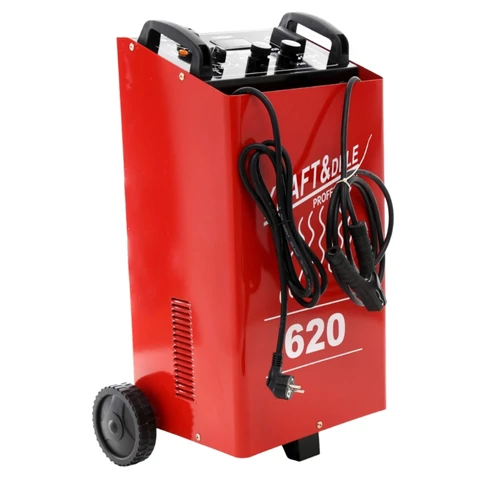 Kraft&Dele indításrásegítős akkumulátortöltő LCD kijelzővel 12/24V, 480A KD1916
