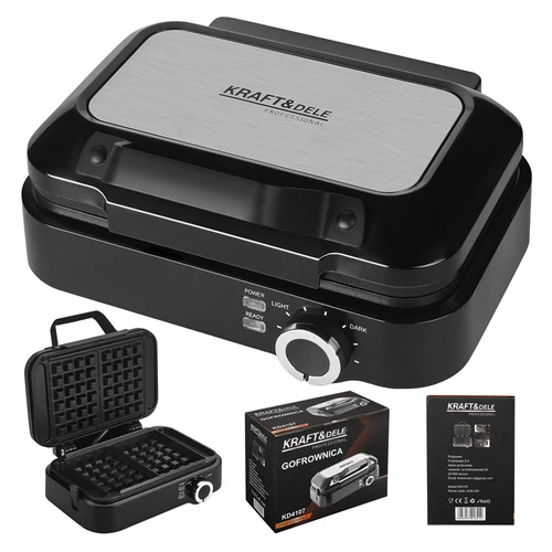 Kraft&Dele Elektromos gofrisütő 2200W KD4107