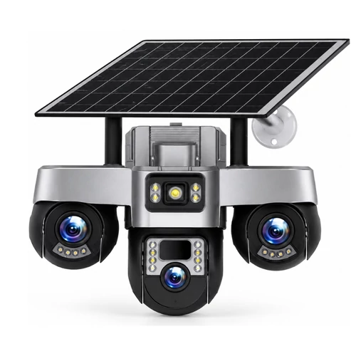 Napelemes Smart kültéri megfigyelőkamera – 360°-os panoráma V380-SNC
