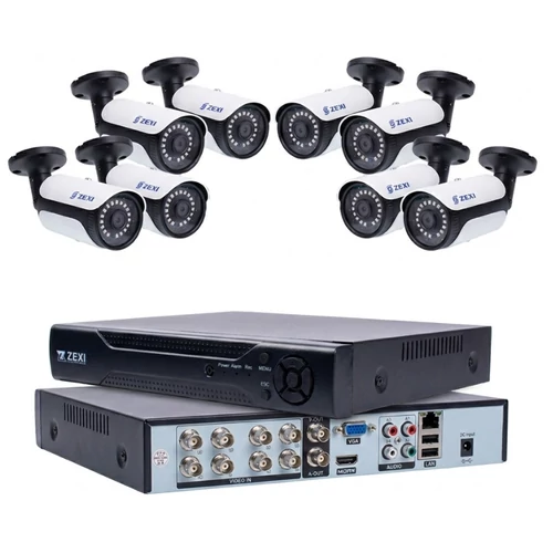 ZEXI 8 kamerás 2 MP AHD Bullet biztonsági kamerarendszer 1TB ZX-2MP8CH