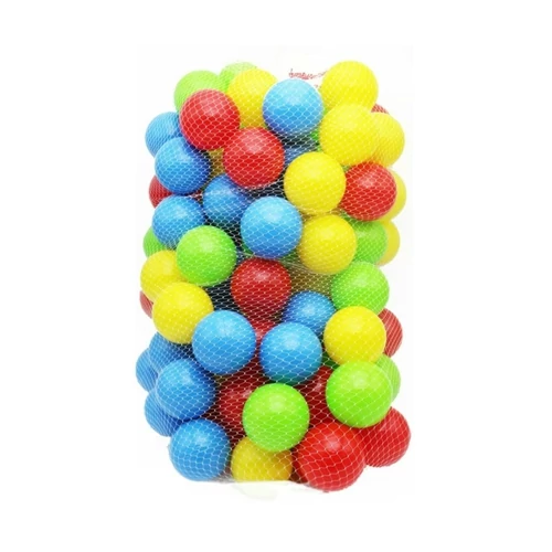 Színes Műanyag Labdák Hálóban (6,5 cm, 100 db) 095047