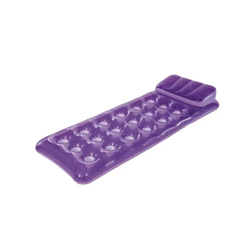 Intex 58890 Felfújható Matrac Nyílásokkal (188 x 71 cm) (Lila) 158890_L