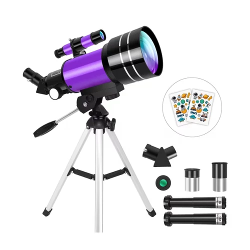 70mm-es refraktor távcső rövid állvánnyal lila 71MV359W7W-L