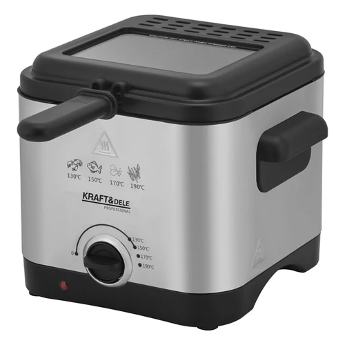 Kraft&Dele Hagyományos olajsütő 1,5L 1000W KD4330