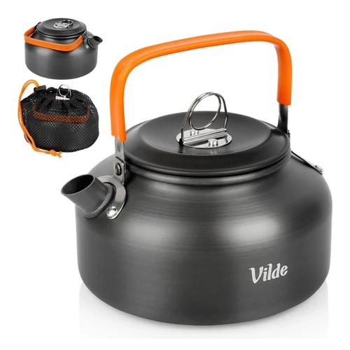 Alumínium kemping vízforraló összecsukható fogantyúval – 700 ml 489425