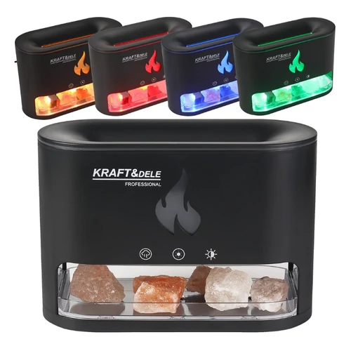 Kraft&Dele párásító – 250 ml, LED-világítással, USB-C csatlakozással KD4117