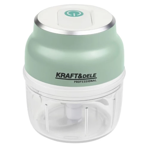 Kraft&Dele akkumulátoros aprító – 150 ml, USB-töltéssel KD4361