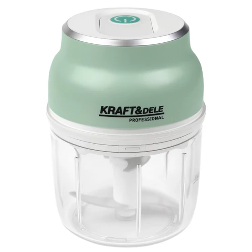 Kraft&Dele akkumulátoros aprító – 230 ml, USB-töltéssel KD4362