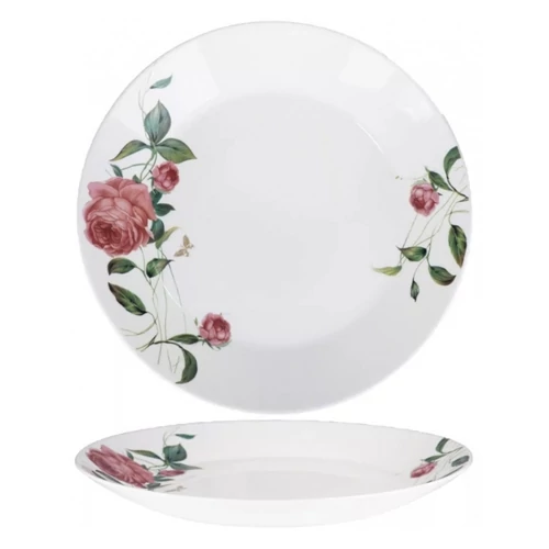 Opál lapos tányér rózsás 26.6 cm 481432