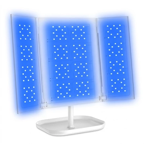 Cozion 24W Hordozható Barnító Lámpa 192 LED-del – Otthoni Arc- és Testbarnításhoz holm20208