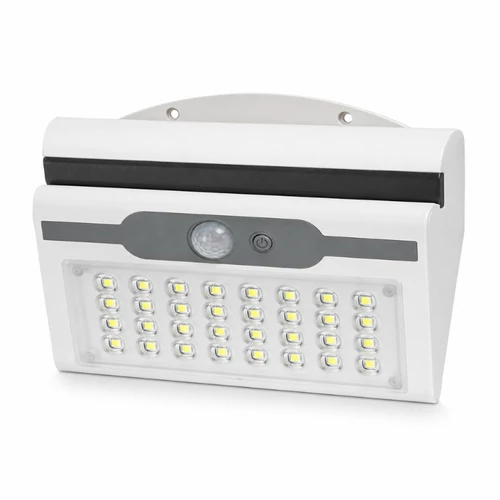 Napelemes kültéri LED fali lámpa mozgásérzékelővel 40W KL23-394