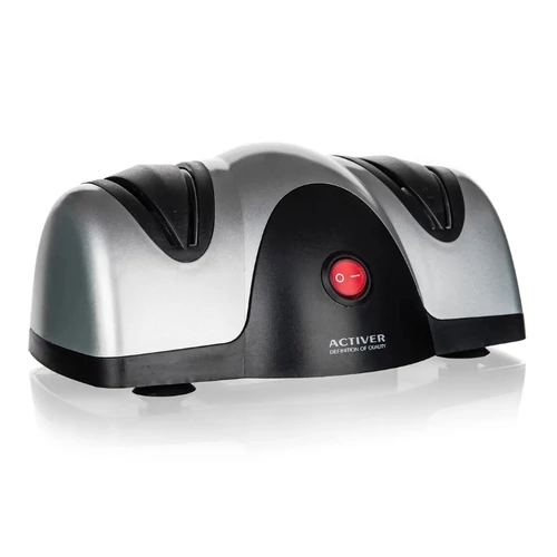 Elektromos késélező, 40 W, 20,7 cm – ezüst/fekete 370626