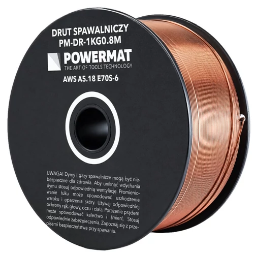 SG2 rézbevonatú hegesztőhuzal MIG/MAG hegesztéshez 0,8 mm 1kg PM1625