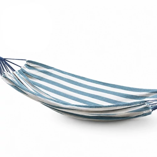 Függő kerti függőágy huzattal és rögzítőkötelekkel – 250 × 150cm KR48