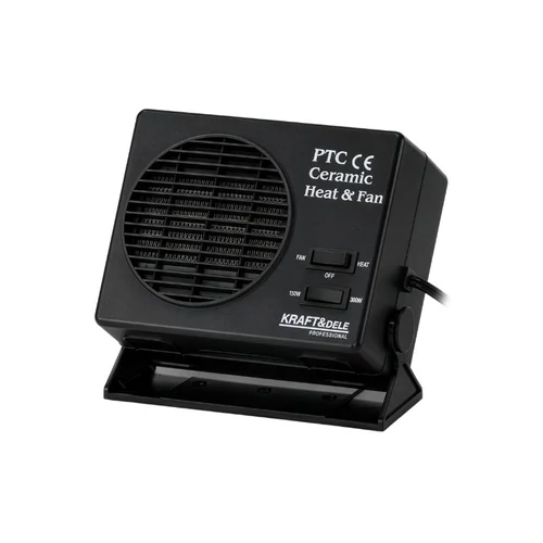 KRAFT&DELE KD6524 autós fűtőberendezés és ventilátor 12V, 150W/300W KD6524