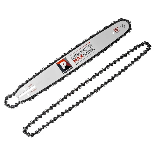 Powermat láncfűrész-vezetőlemez készlet 45 cm, 2 lánccal PM1541