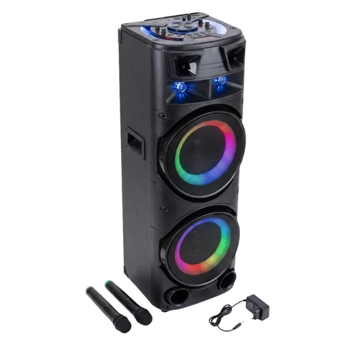 Hordozható party hangfal 2 × 12