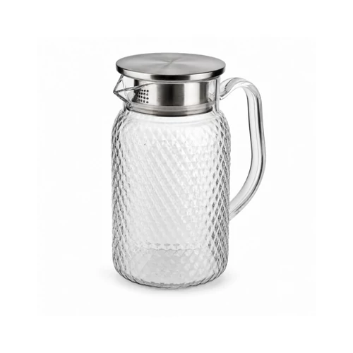 1000 ml-es műanyag kancsó fogantyúval és szűrős fedéllel DZ10