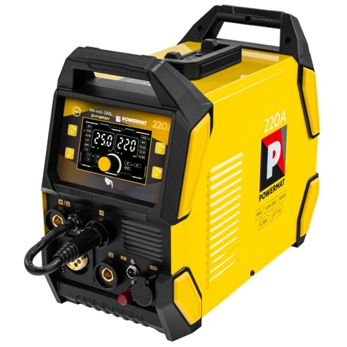 POWERMAT az 1-ben inverteres hegesztőgép és plazmavágó – 220A PM1671