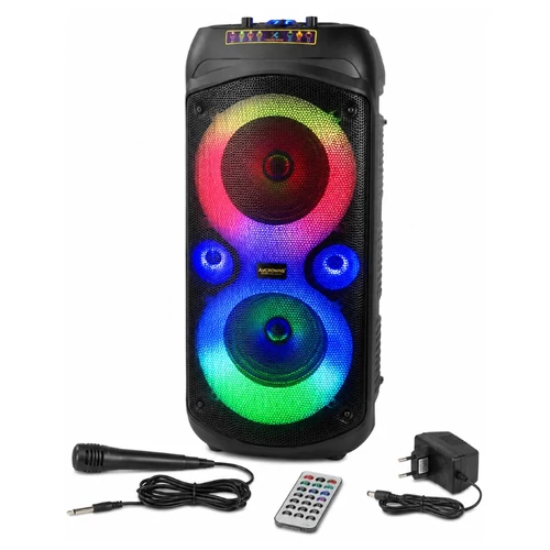Avcrowns hordozható Bluetooth hangszóró RGB világítással és mikrofonnal AO-8821