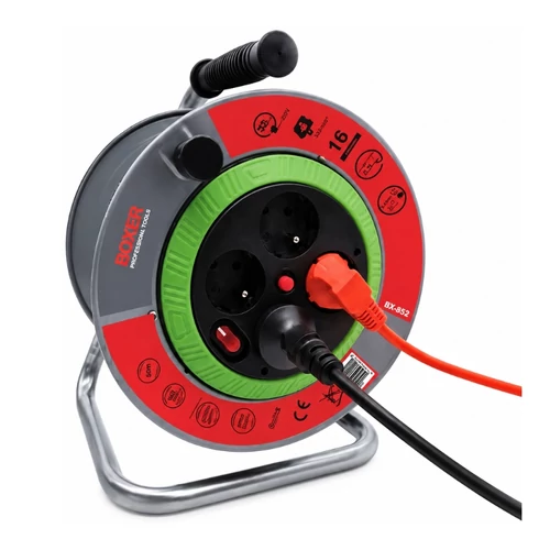 BOXER 50 m-es kábeldob 4 aljzattal – 2925 W BX-852