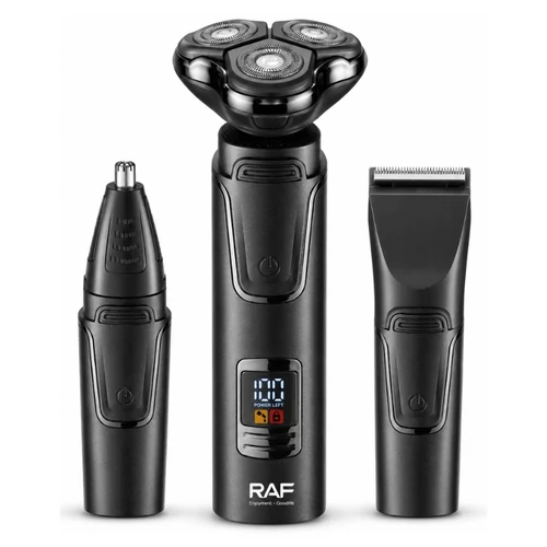 RAF 3 az 1-ben elektromos borotva és trimmelő, IPX7, USB R.11203