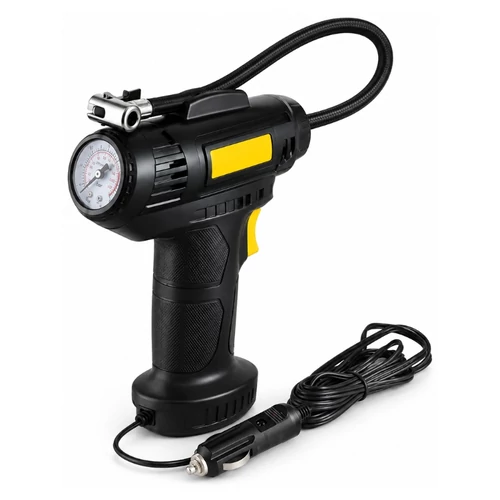 Digitális kézi autós kompresszor LCD kijelzővel, 12 V DAC1