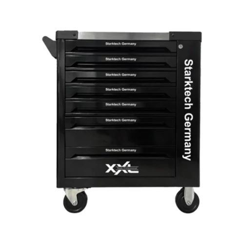 Starktech Germany gurulós szerszámos kocsi 7 fiókkal, fekete ST-K2