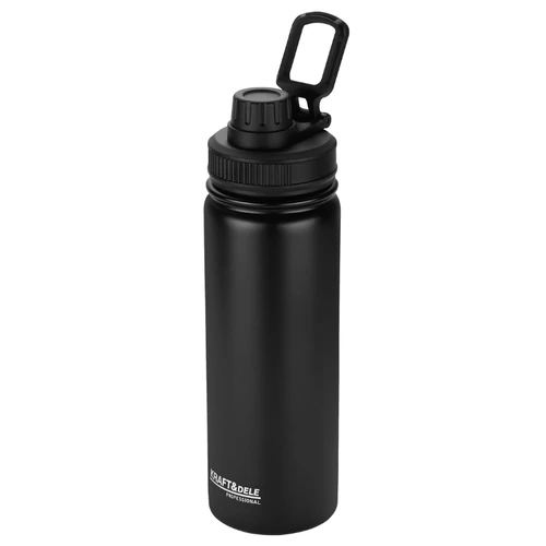 Kraft&Dele hőtartó bögre 600 ml, rozsdamentes acélból, hordozófüllel – KD4263