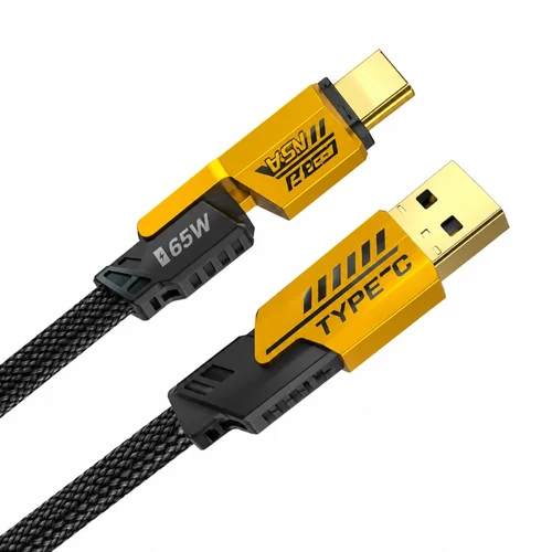 4 az 1-ben gyorstöltő kábel – USB-A / USB-C / Lightning csatlakozással, 65W / 27W KE24-585