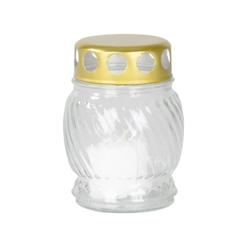 Üvegmécses sírra, átlátszó, 6–8 órás égési idő, 10 cm 2173223