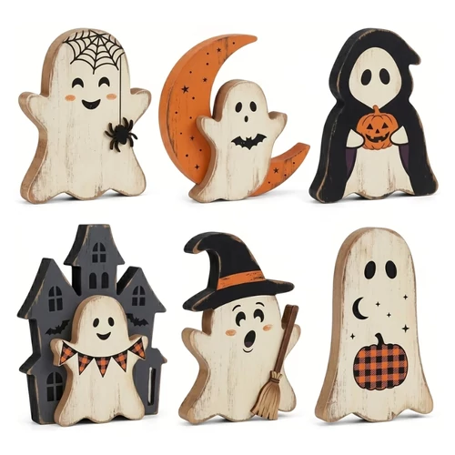 6 részes Halloween fa dekorációs szett 19M1364KQV