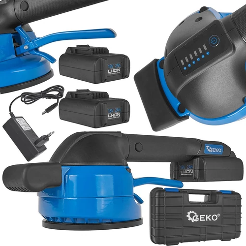 Geko akkumulátoros csempe vibrátor 18V G80672